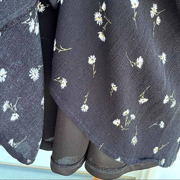 Torrid black Floral Boho Gauzy Sleeveless Dress 2x - Picture 5 of 9